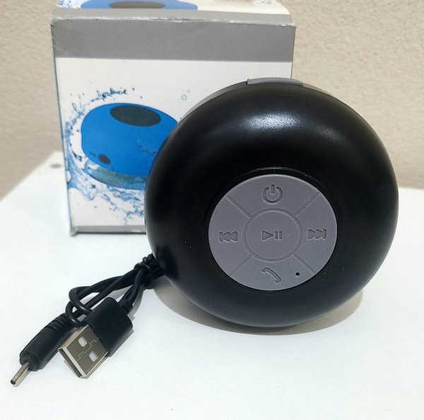 Parlante Para Ducha Impermeable Negro