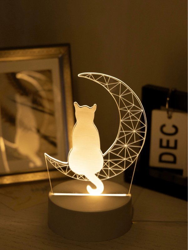 Lámpara de Gato y Luna