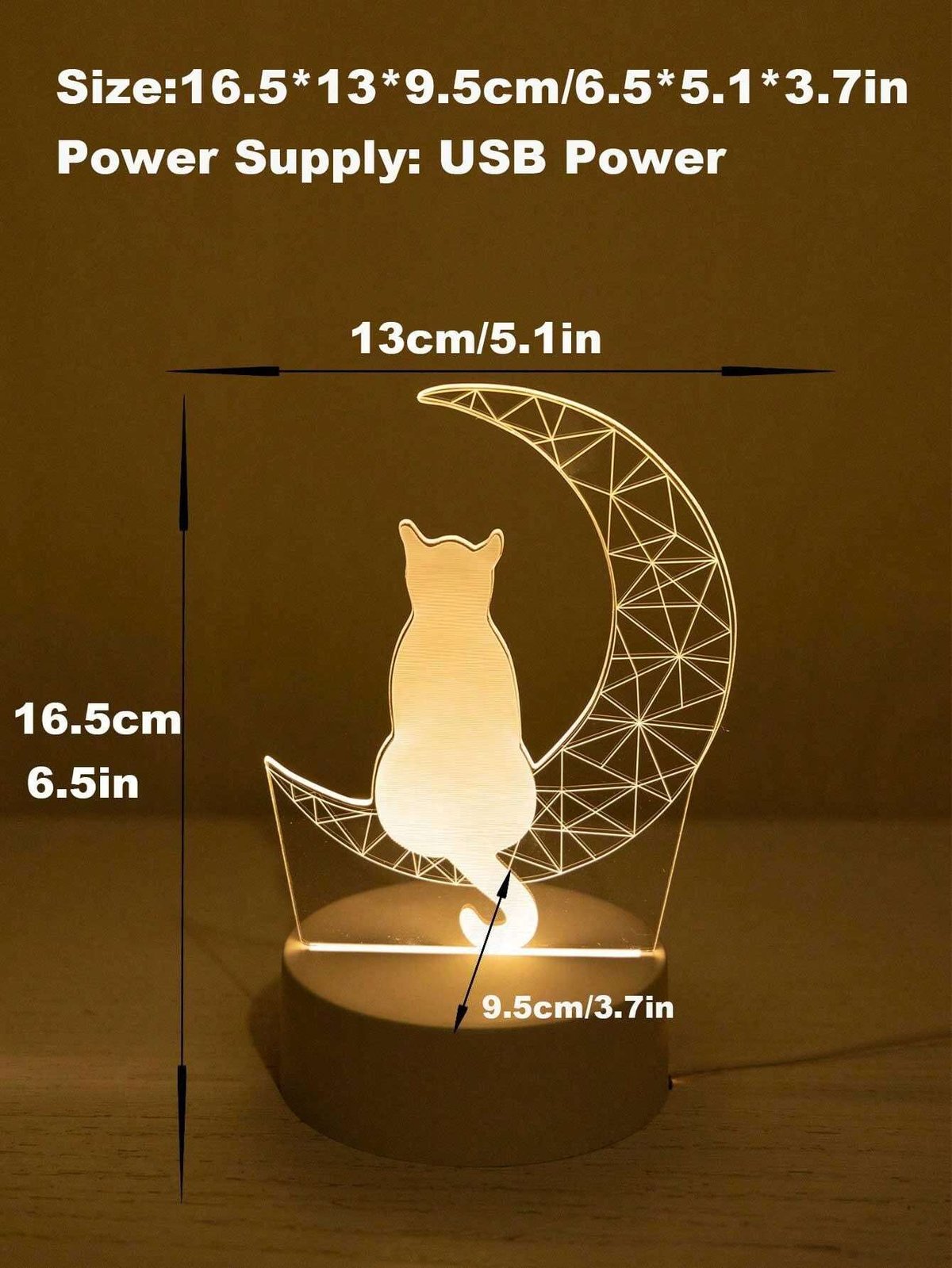 Lámpara de Gato y Luna - 3