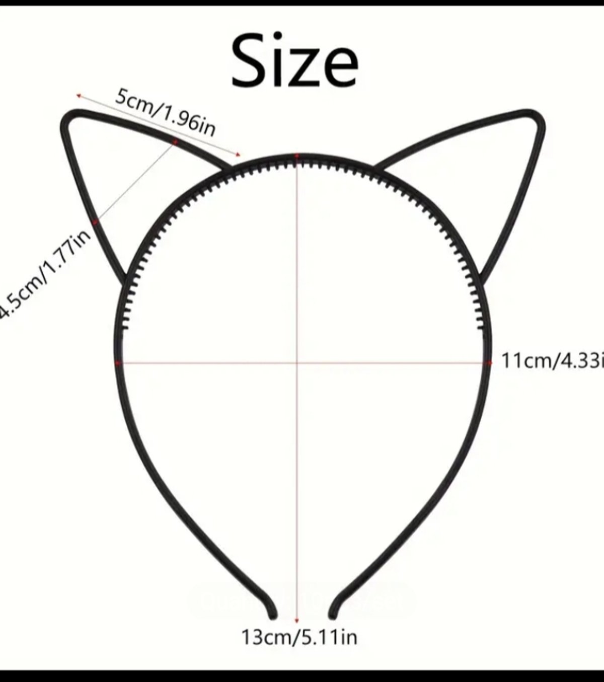 Diadema con orejita de Michi