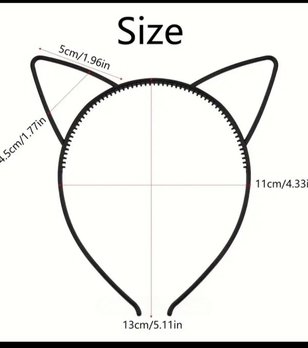 Diadema con orejita de Michi