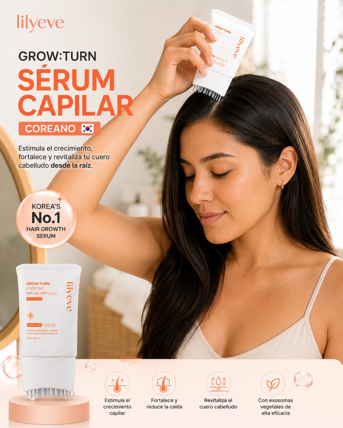 Lilyeve Grow:Turn — Sérum Capilar Coreano - 2