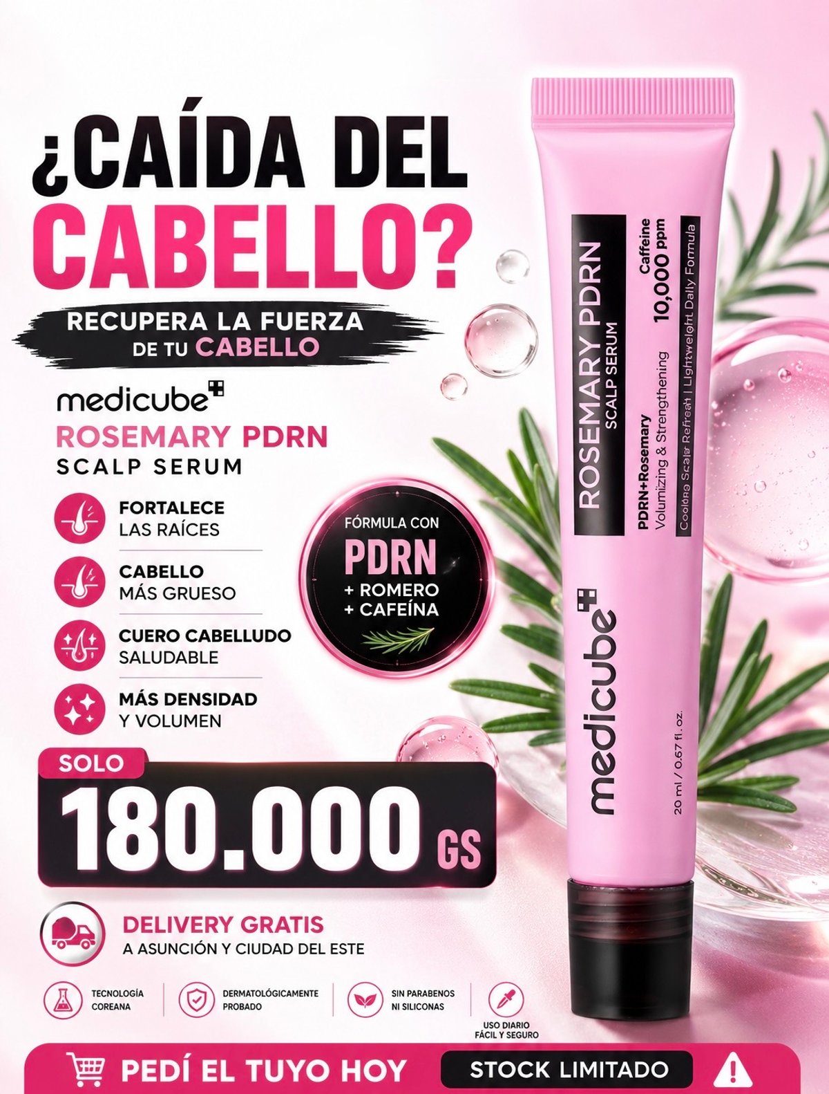 – MEDICUBE ROSEMARY PDRN SCALP SERUM - 2