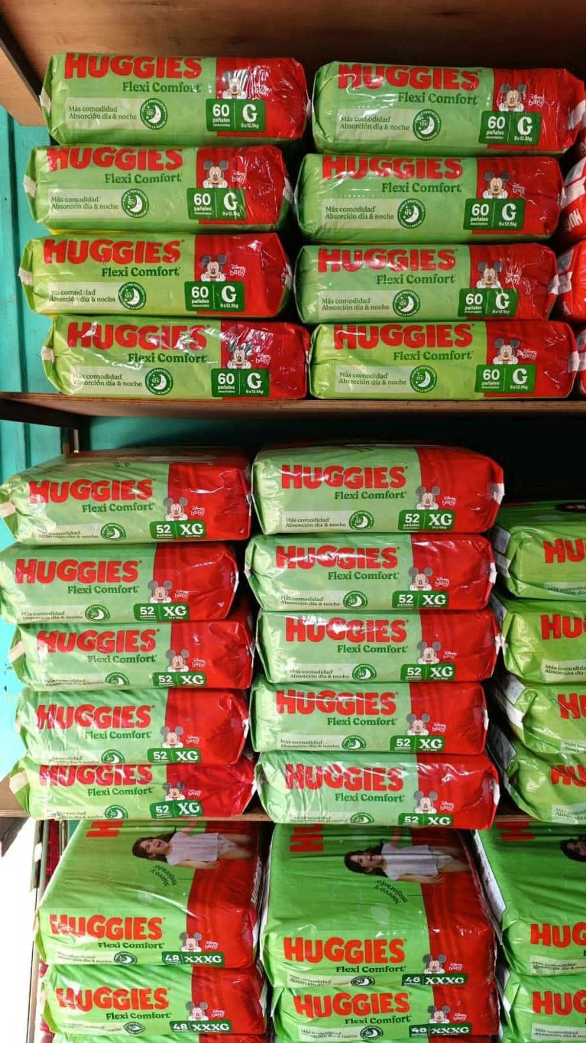 Huggies flexi confort (verde) - 2