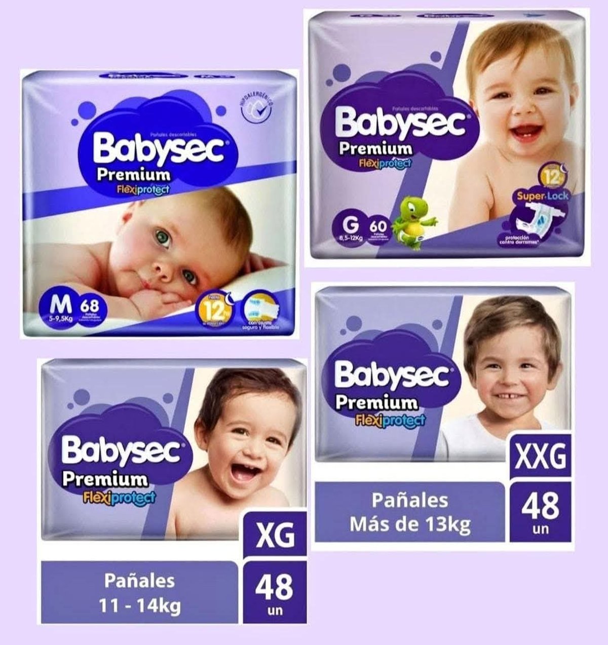 Babysec premium (lila)