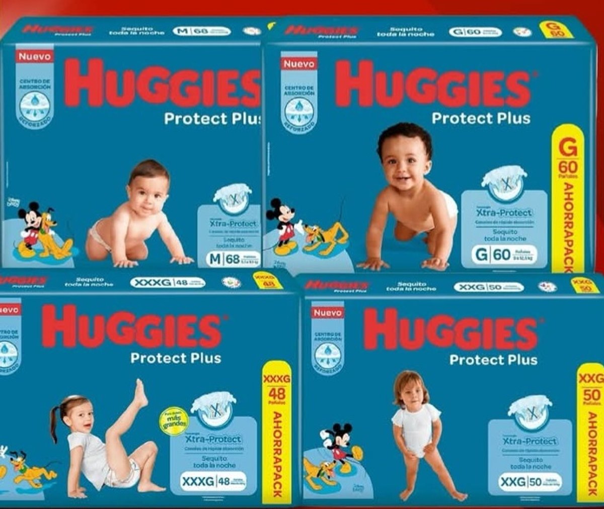 Huggies Protec plus (celeste)