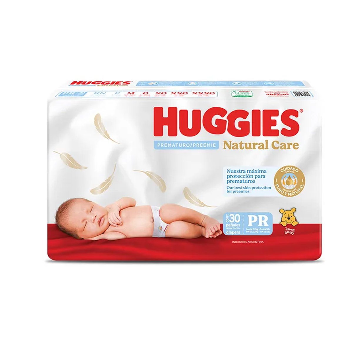 Huggies Natural Care (rojo)