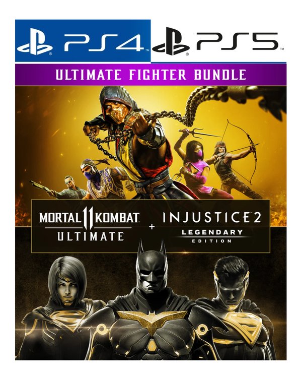 Mortal Kombat 11 Ultimate + Injustice 2 PS4-PS5 (CUENTA SECUNDARIA)