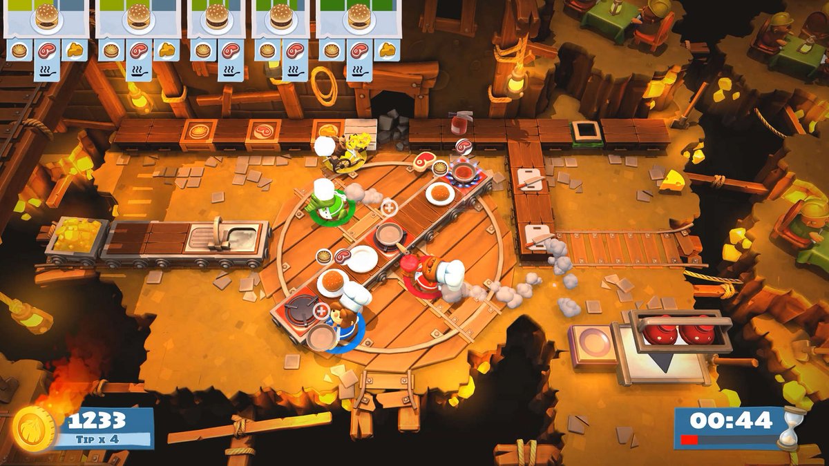 Overcooked! + Overcooked! 2 PS5 - 4