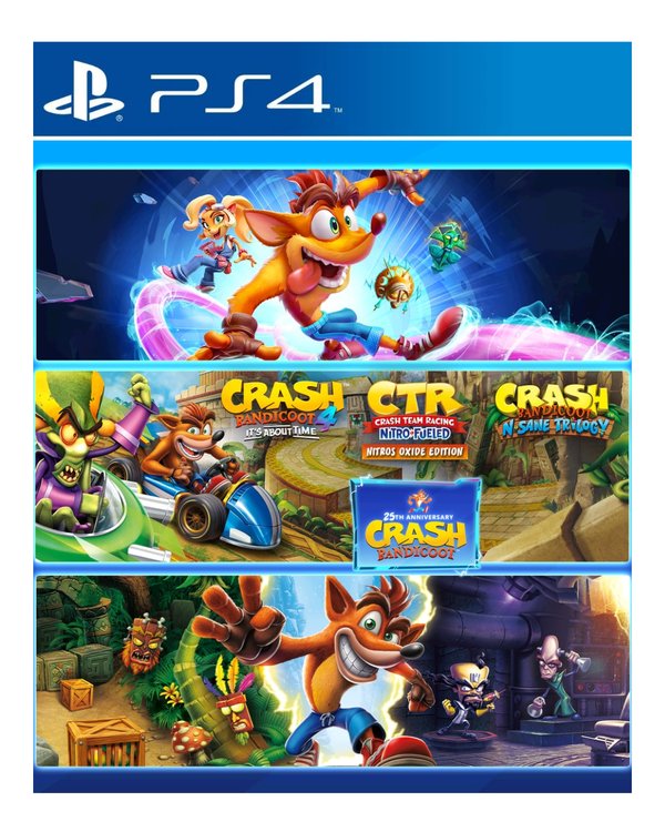 Crash Bandicoot - Lote Crashiversary PS4