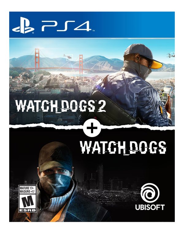 Watch Dogs 1 + Watch Dogs 2 Edición Estándar PS4