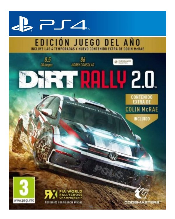 Dirt Rally 2.0 Edición Juego del Año PS4