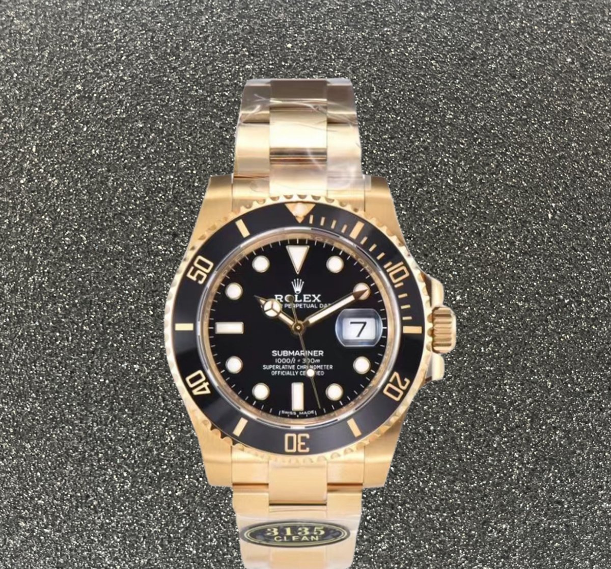 Rolex Submariner rose gold negro