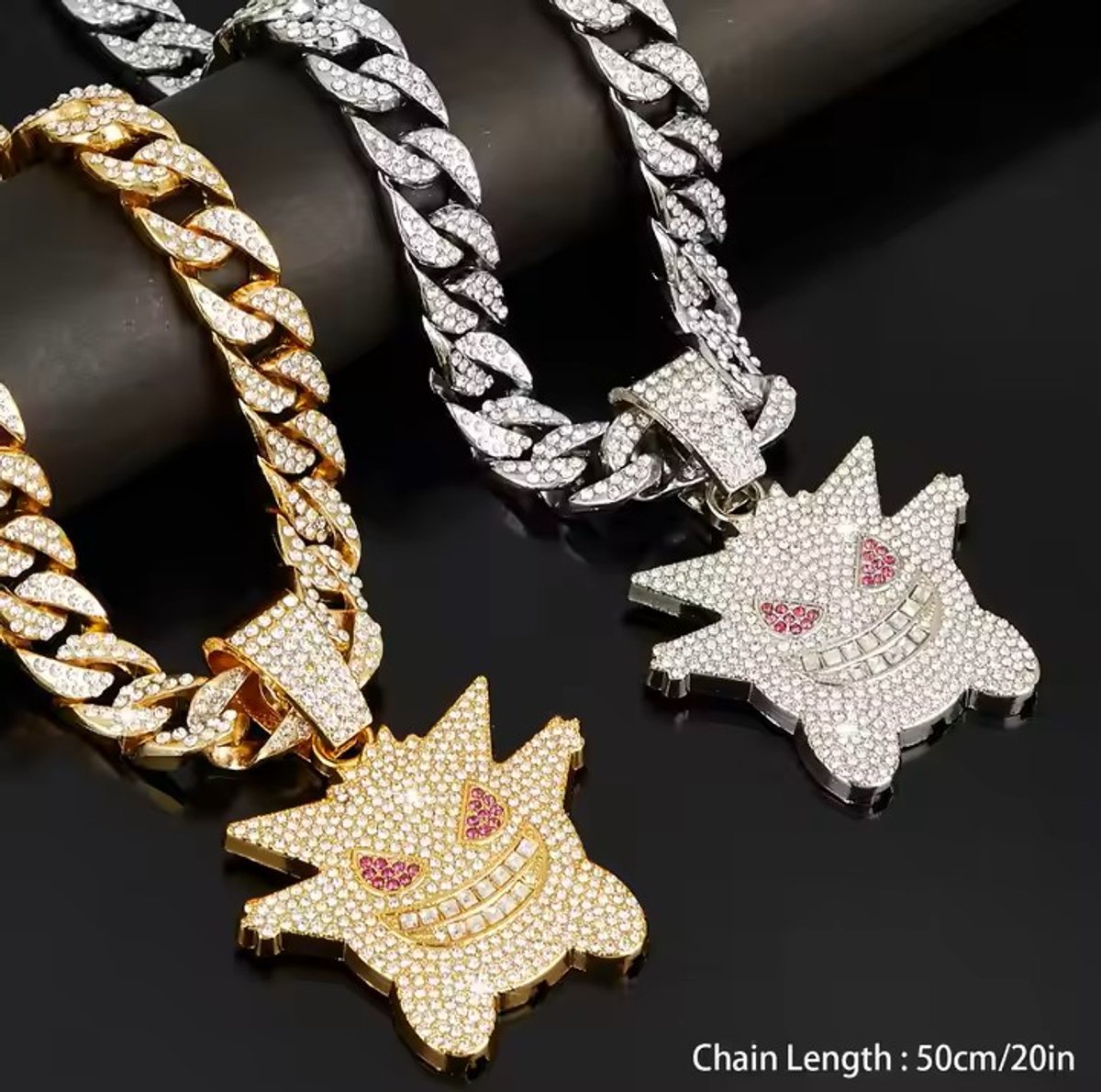 Cadena Tipo Cubana Con Diseno De Gengar - 4