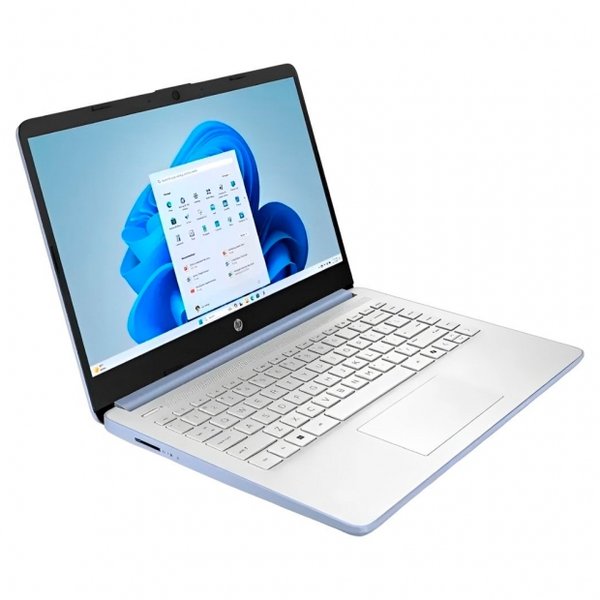 Notebook HP 14-DQ6012DX, Intel N150 (3.60GHZ), 4GB RAM, 128GB UFS, Tela 14" HD (1366 x 768), Windows 11 Home in S mode, Inglês, Azul