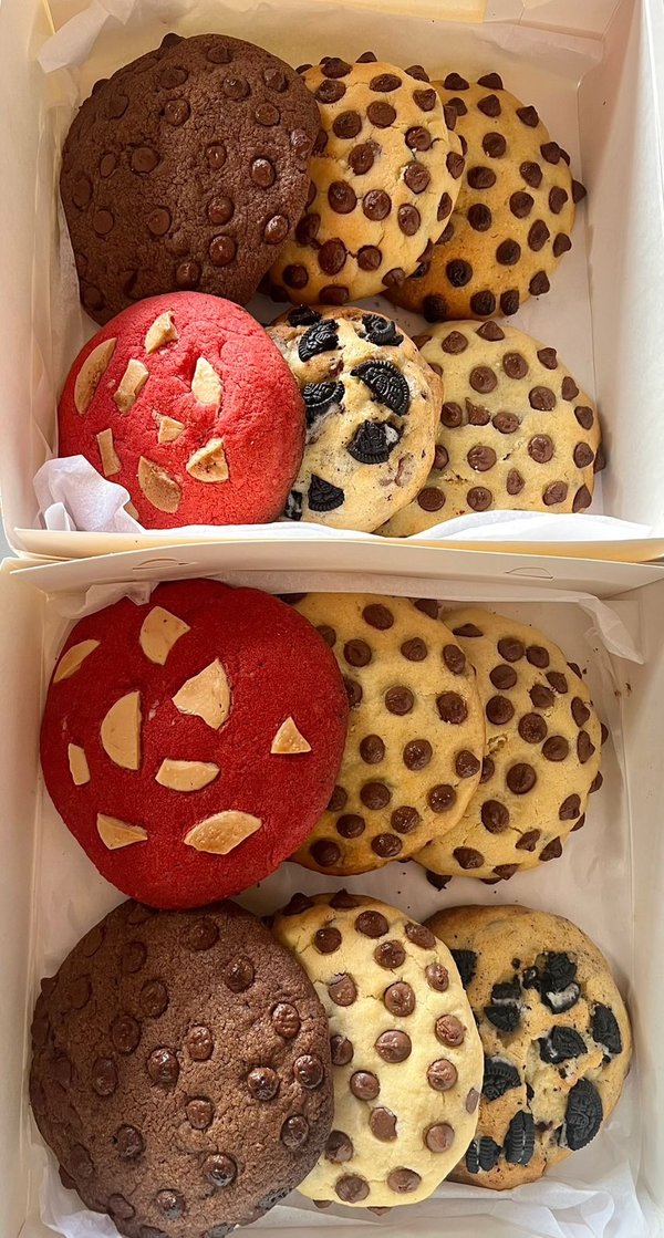 Box de 4 y 6 cookies