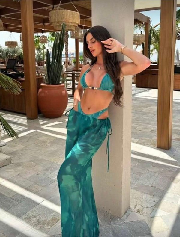 Bikini verde 3 piezas