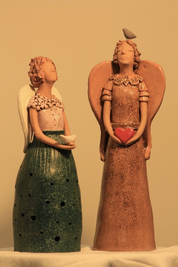 Ángel con falda verde