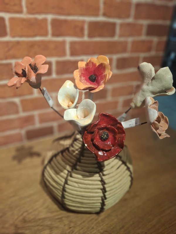 Flores en Cerámica 