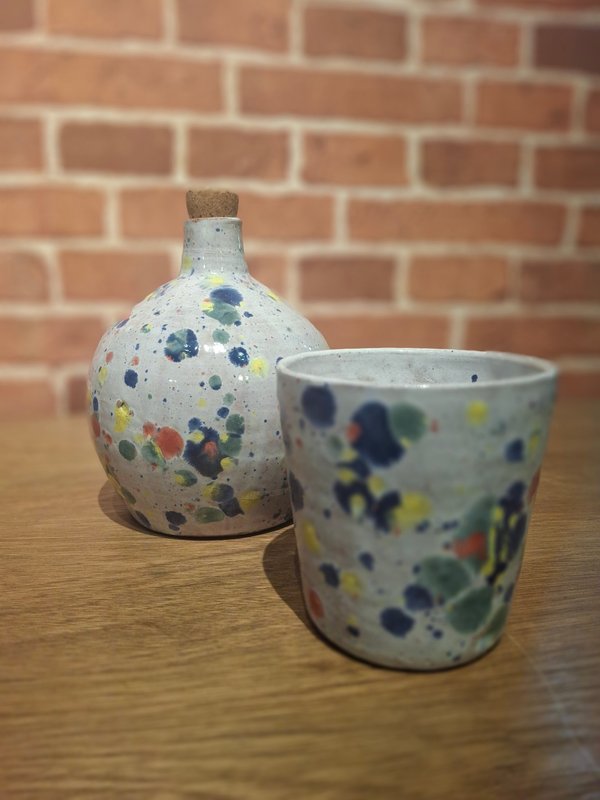 Botellas Con Vasos