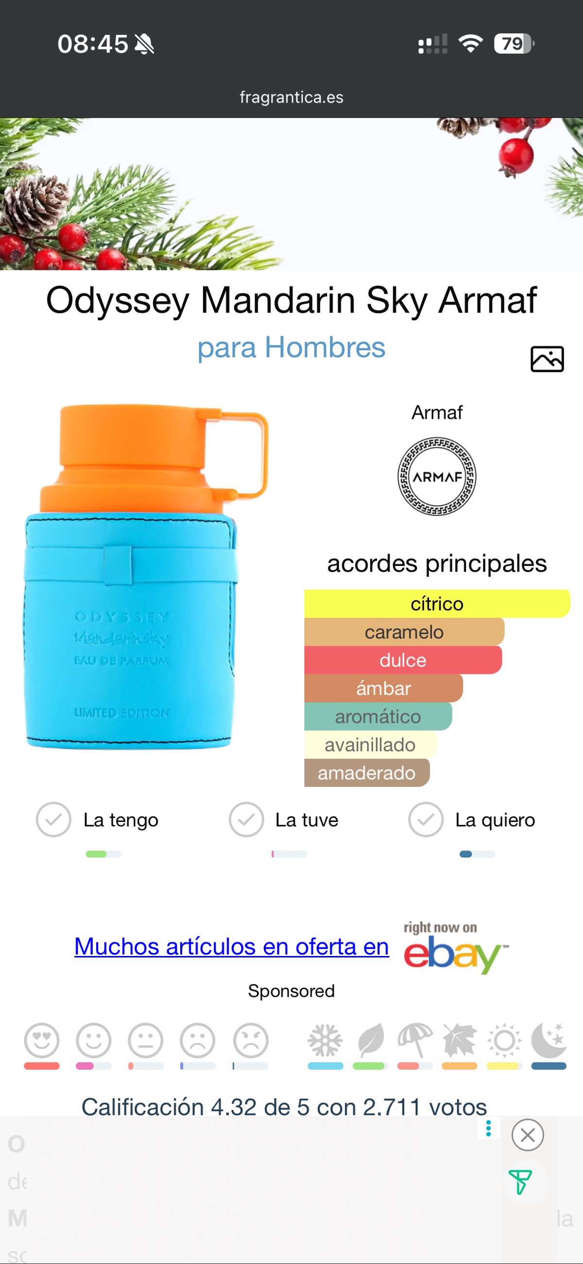 Odyssey Mandarin Sky - Armaf - 2