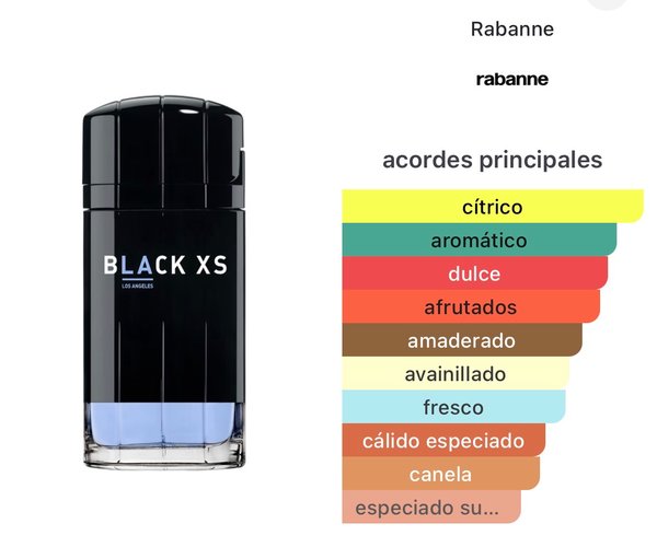 Black XS Los Angeles for him - Paco Rabanne