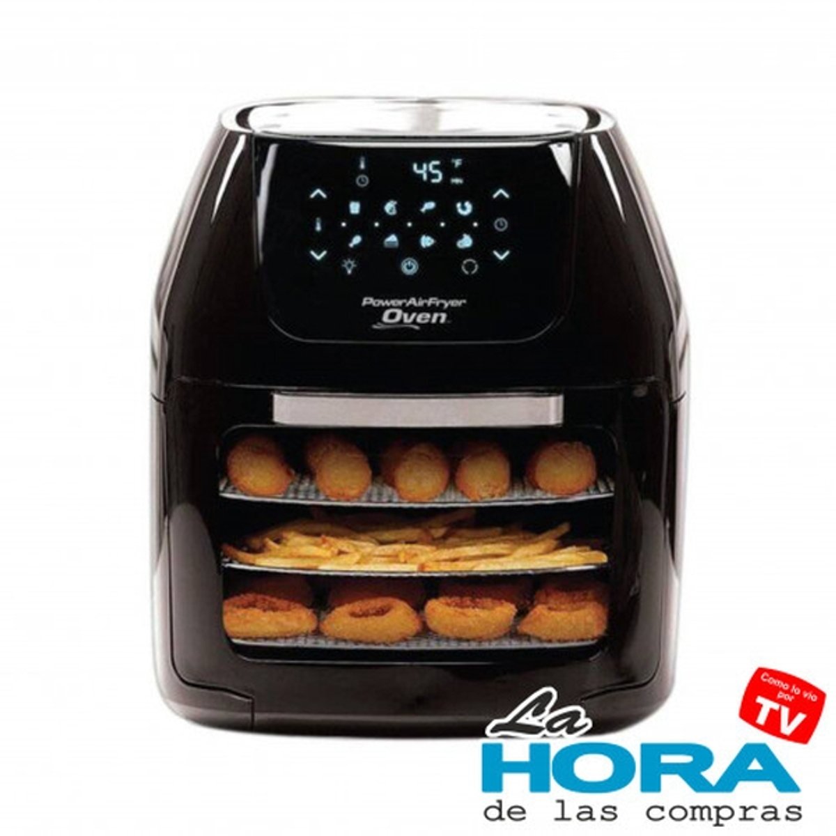 Power Air Fryer Oven ¡Cocina saludable con aire caliente y cero aceite! - 3