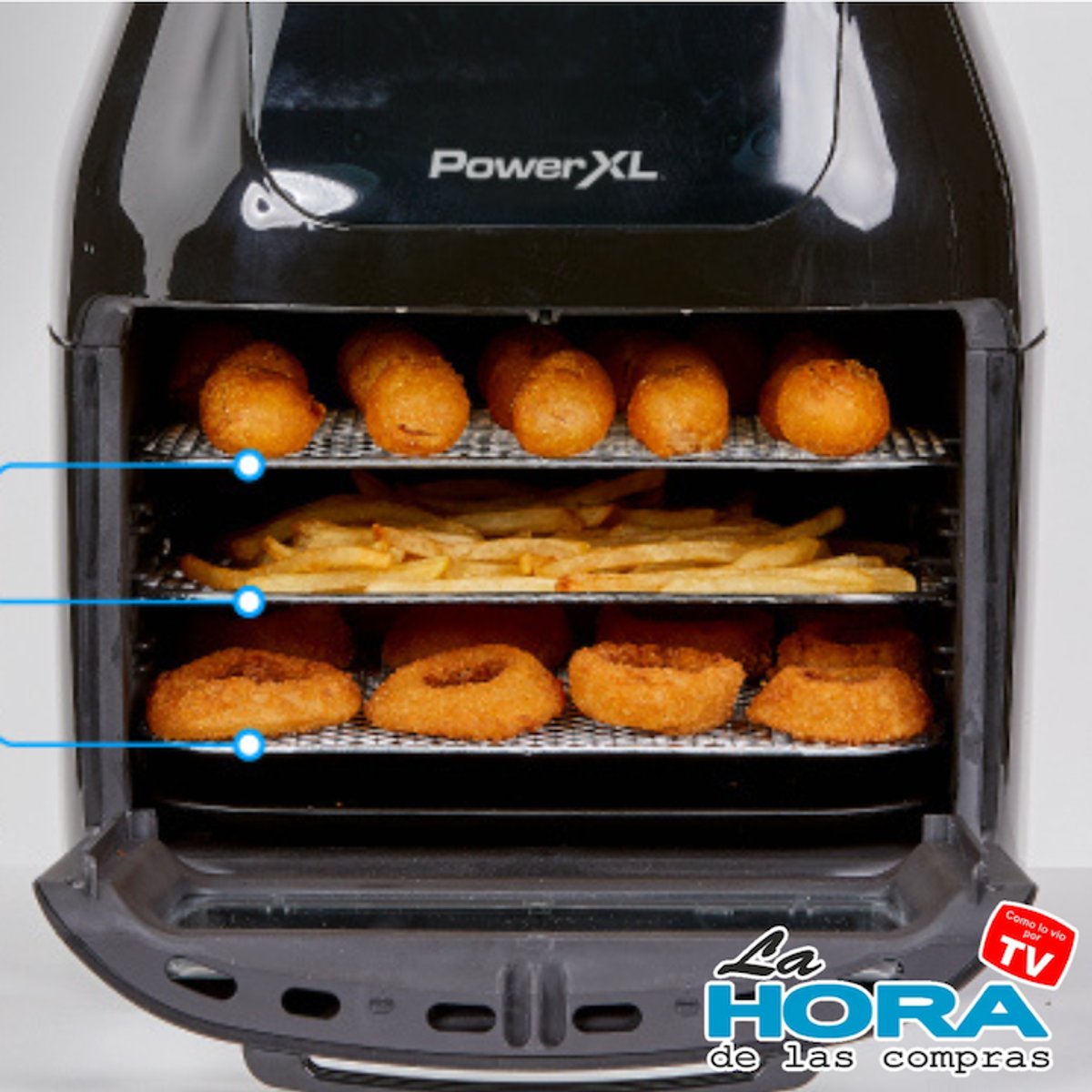 Power Air Fryer Oven ¡Cocina saludable con aire caliente y cero aceite!