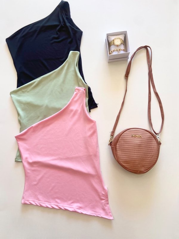 blusa un solo hombro