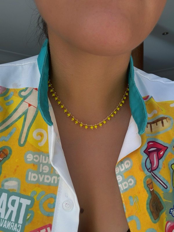 CHOKER AMARILLO