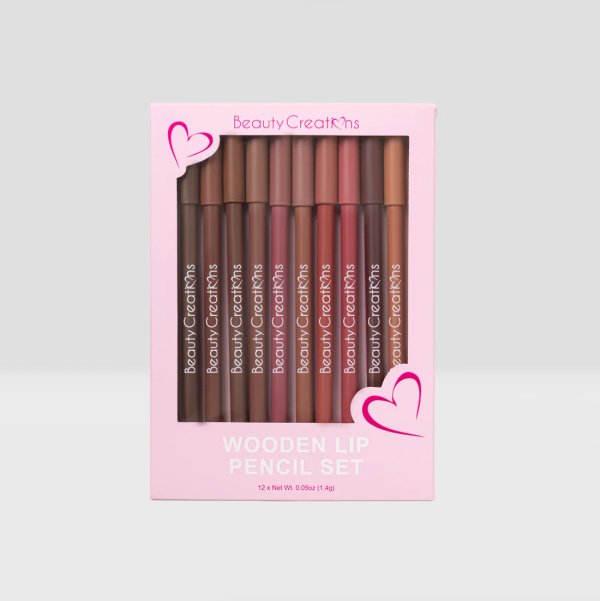 Beauty Creations - Wooden Lip Pencil - Set De Delineadores De Labios - Bundle
