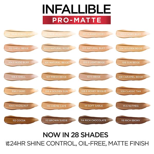 L'oreal Paris - Infallible Pro- Matte Foundation 