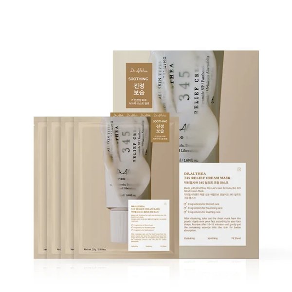 Dr Althea - 345 Relief Cream Mask (Pack of 4)