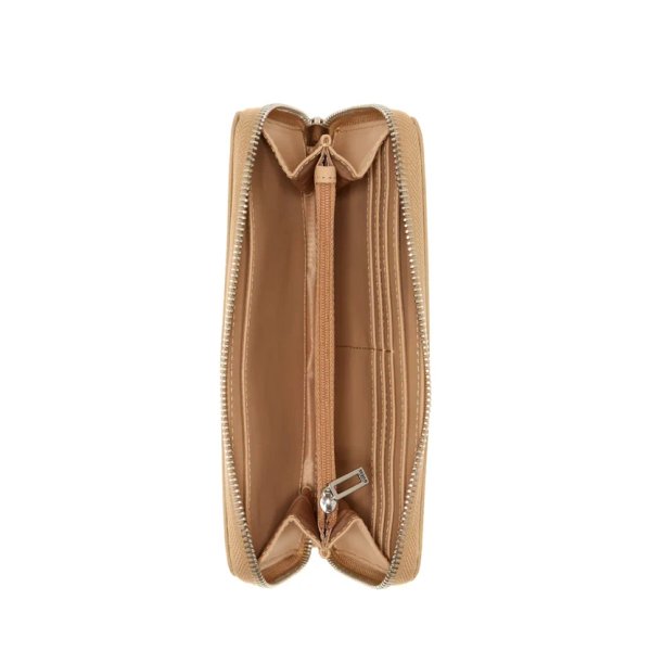 Guess - Billetera Guess Lynne Charm Brown
