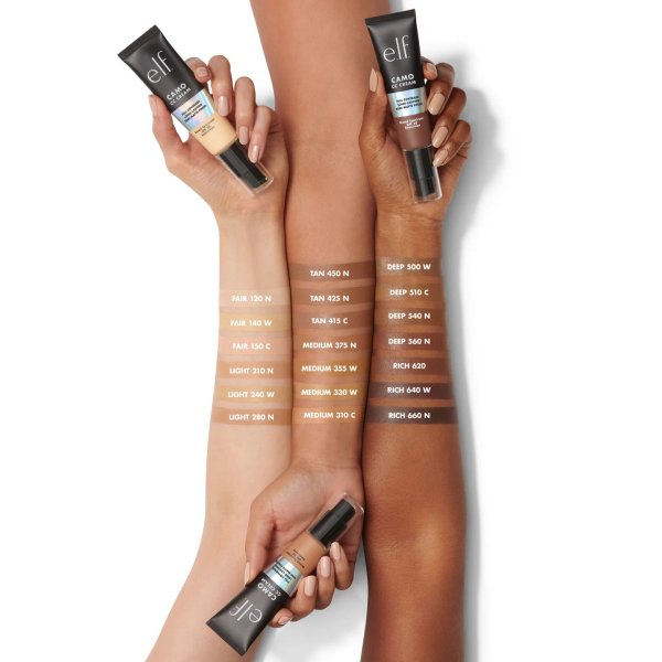 elf - Crema CC de camuflaje
