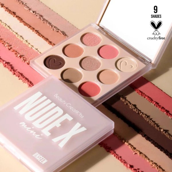 Beauty Creations - Nude X - Paleta De Sombras Mini - Unseen