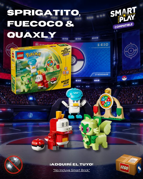 SMART Play: Sprigatito, Fuecoco and Quaxly