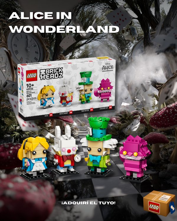 BrickHeadz: Alicia en el País de las Maravillas