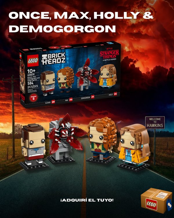 BrickHeadz: Eleven, Max, Holly & Demogorgon 