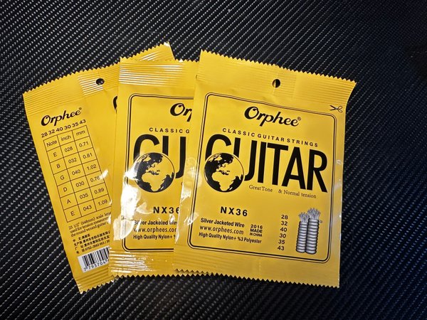 Juego de cuerdas para guitarra clásica 