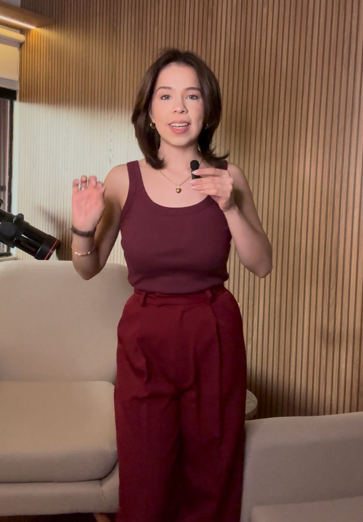 Pantalón Sastrero Burgundy