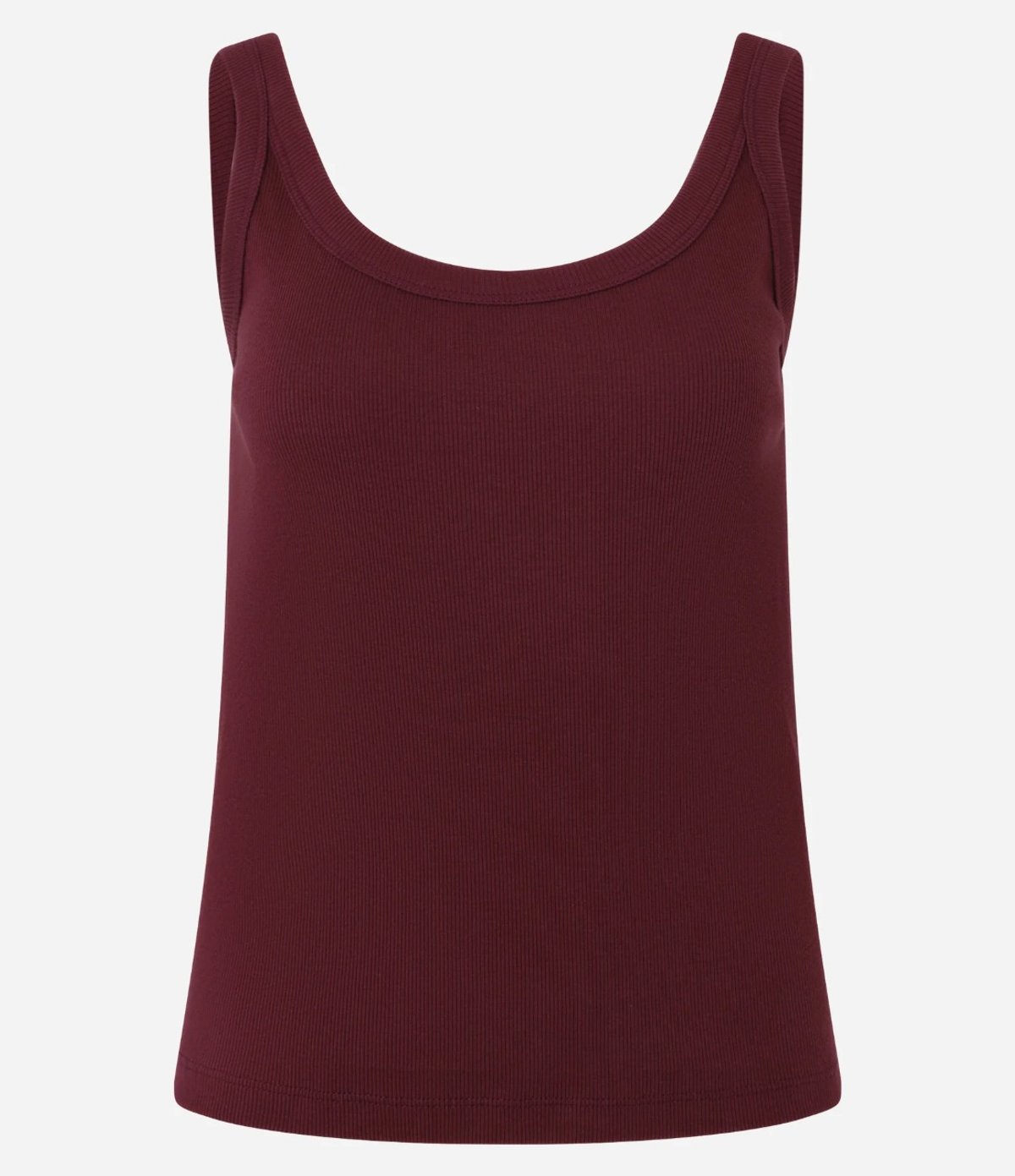 Blusa Canelada Burgundy
