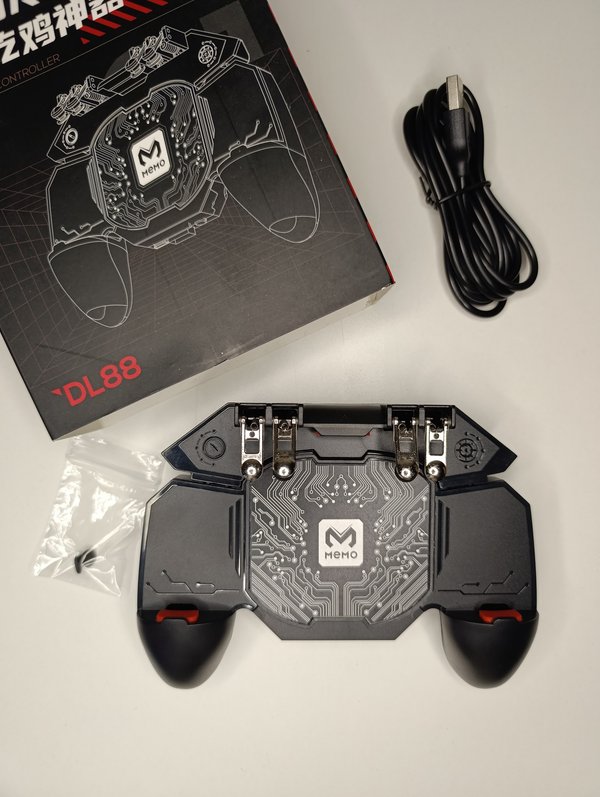 3 en 1 - Gatillo + gamepad + enfriador de celular - MEMO DL88
