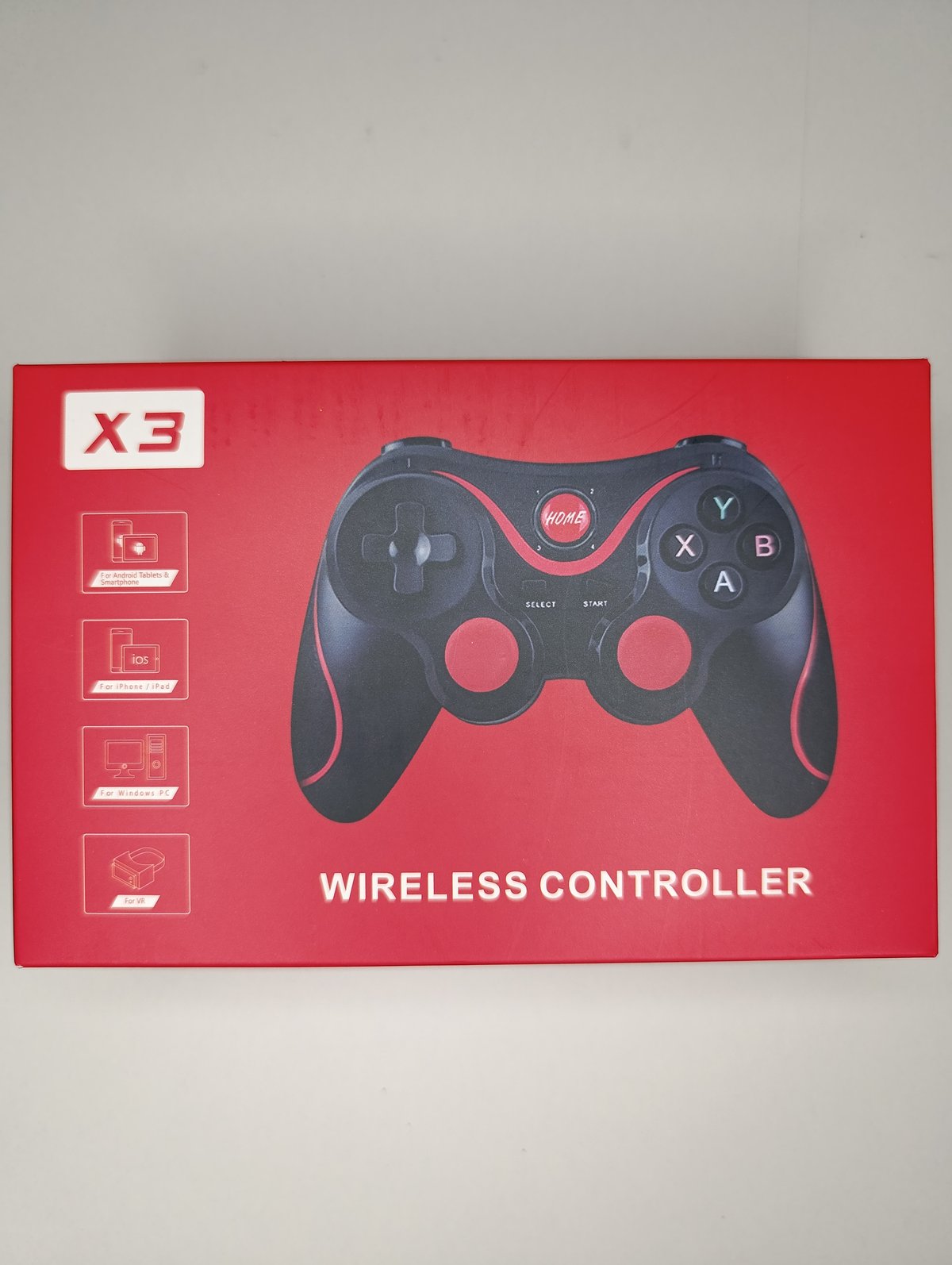Control Gamer Inalámbrico Bluetooth X3 con Soporte para Celular - 6