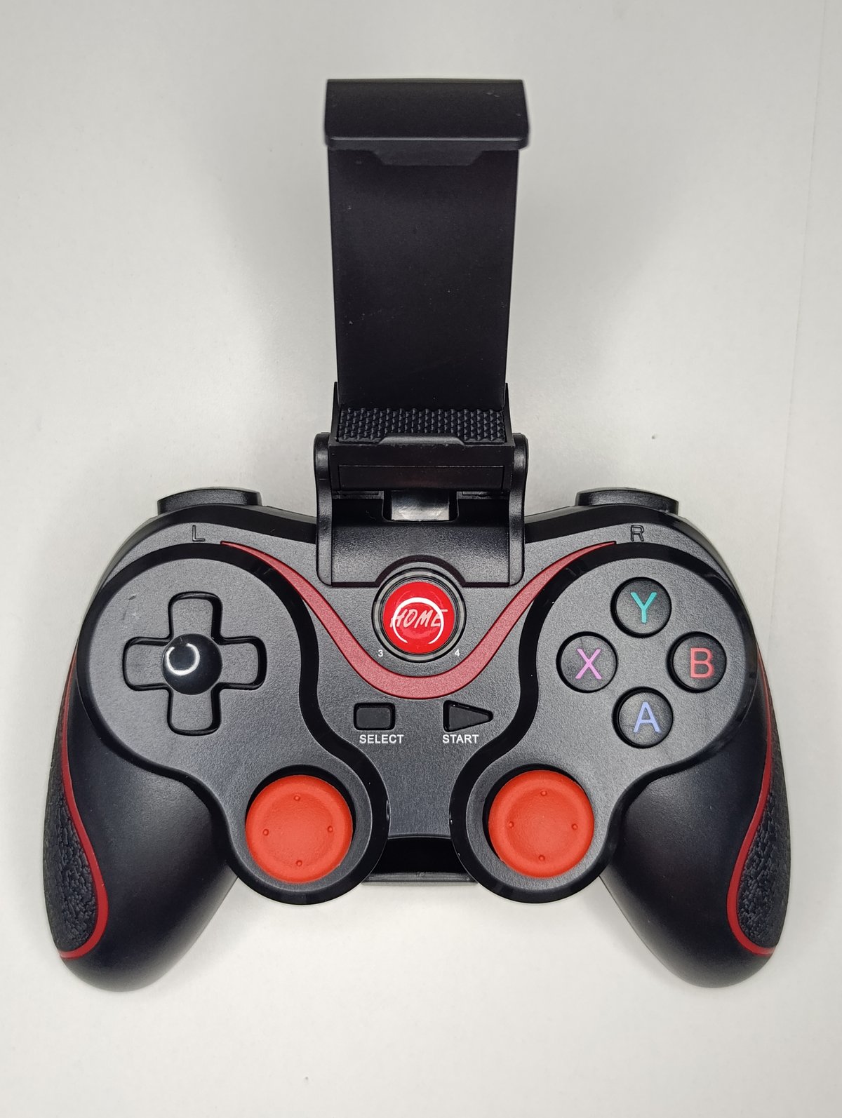 Control Gamer Inalámbrico Bluetooth X3 con Soporte para Celular - 4
