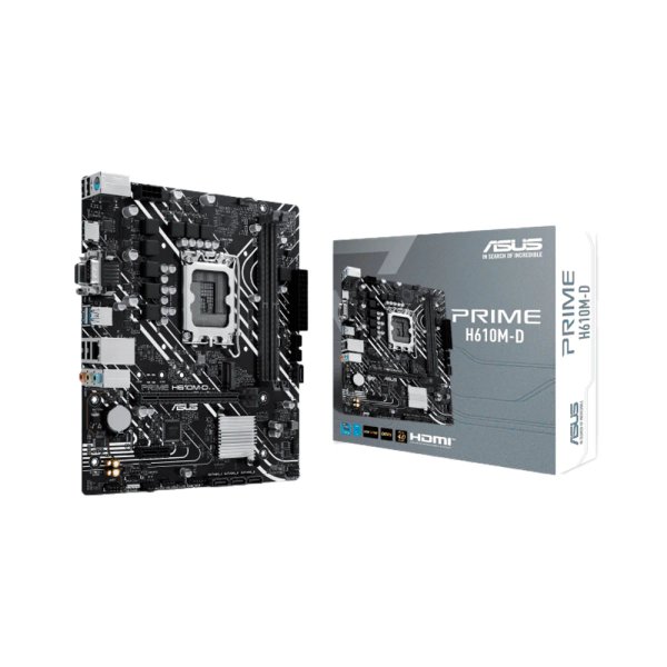 Placa Madre ASUS PRIME H610M-D DDR5 – LGA1700 – Micro ATX