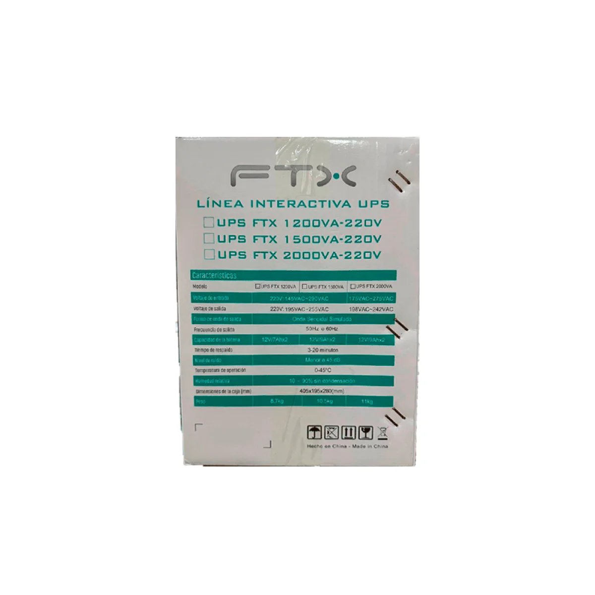 UPS FTX FTX-1500VA – 1500VA / 900W – 220V - 2