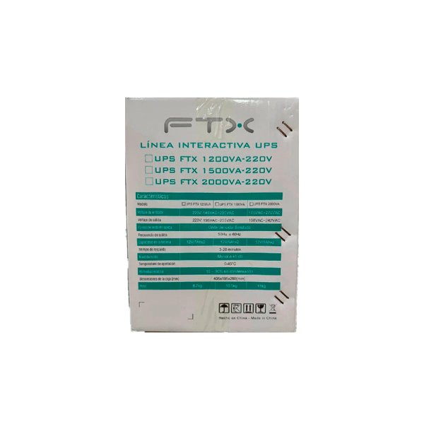 UPS FTX FTX-1500VA – 1500VA / 900W – 220V
