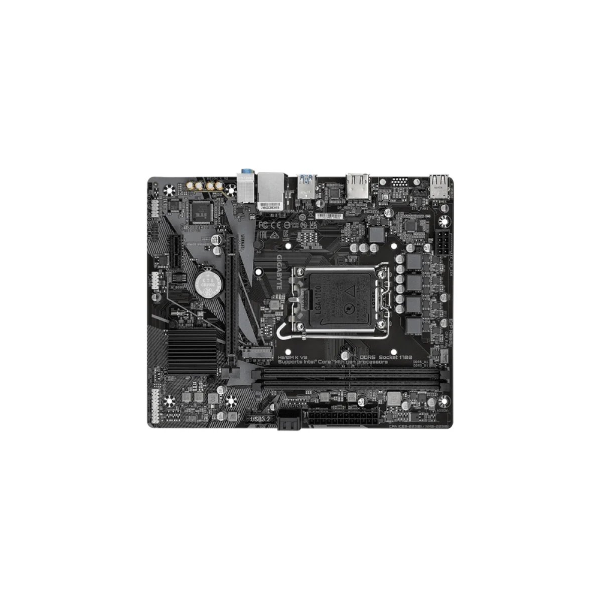 Placa Madre Gigabyte H610M K V2 DDR5 – LGA1700 – Micro ATX - 3