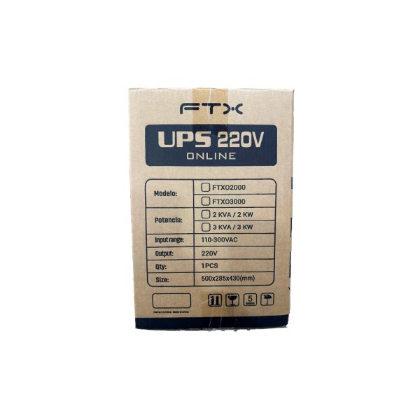 UPS Online FTX FTXO3000 – 3000VA / 3000W – 220V